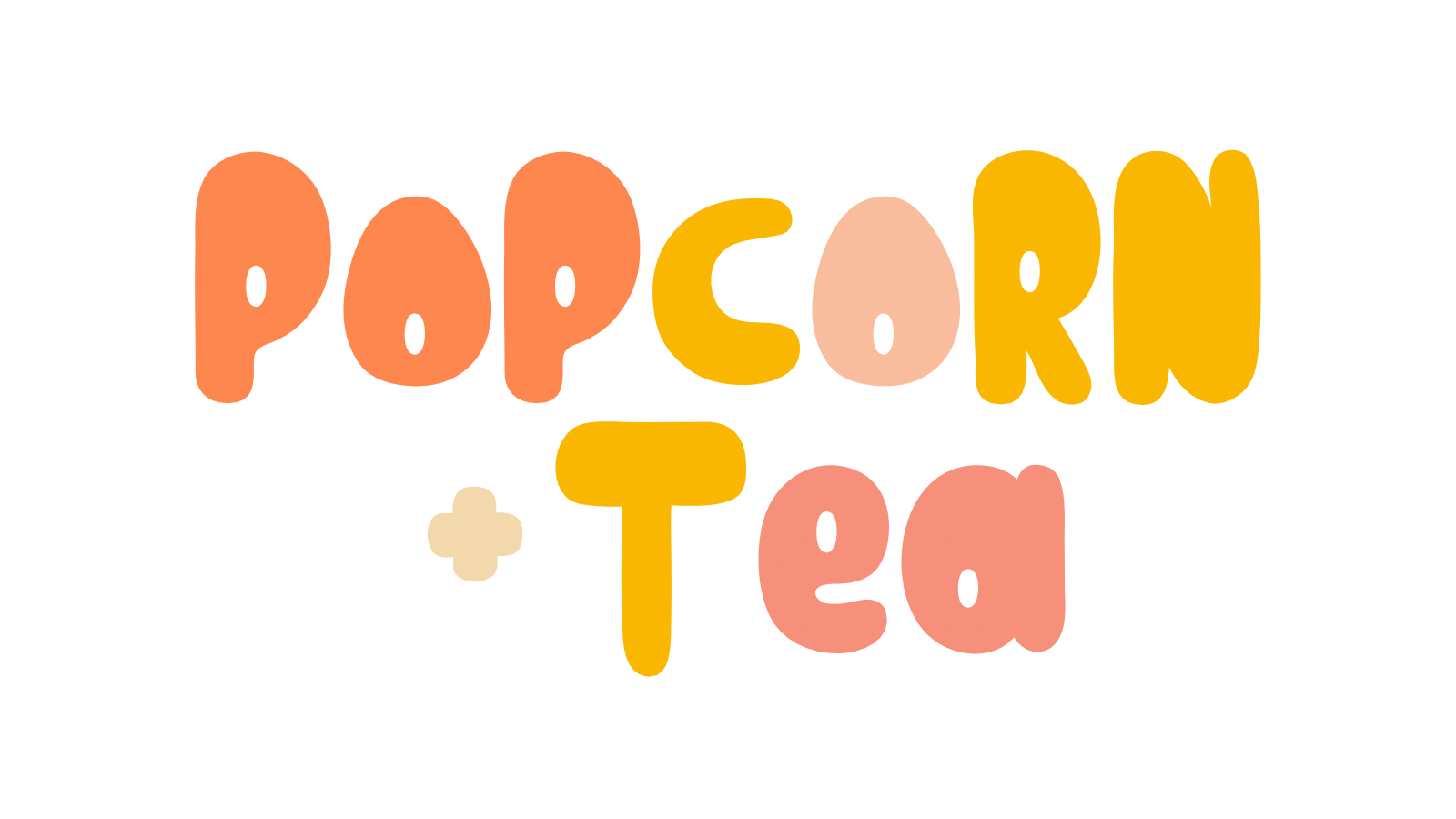 Popcorn + Tea Logo